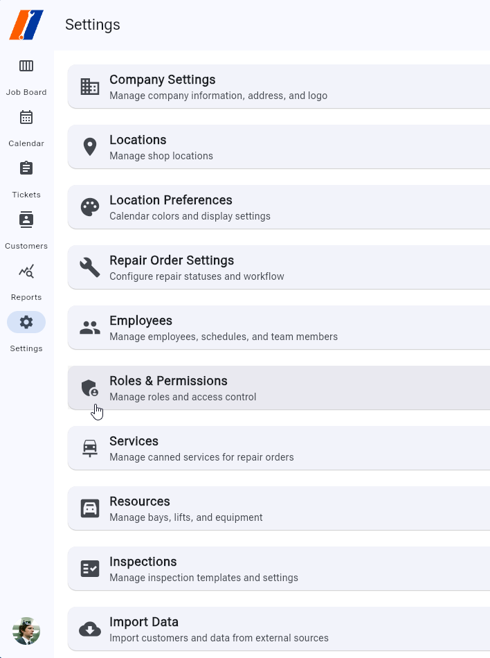 Roles & Permissions Overview